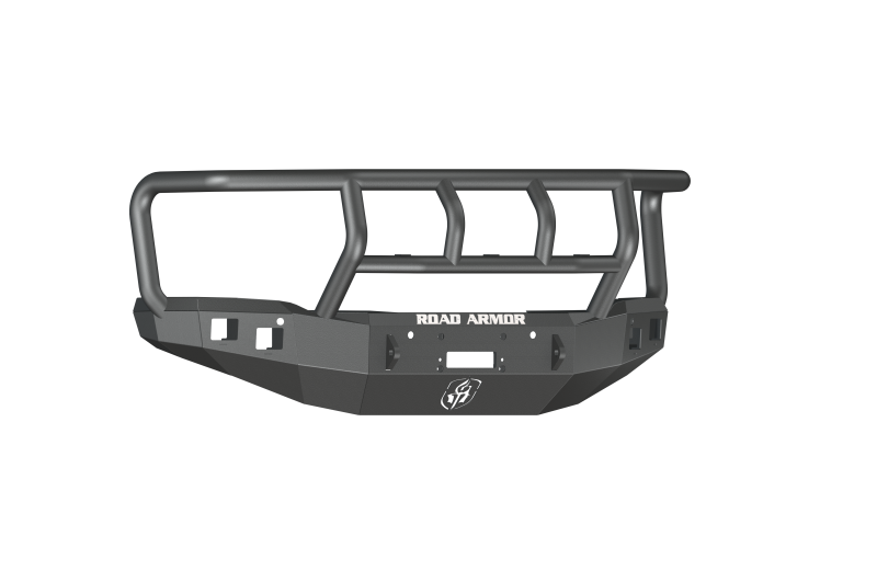 GMC 1500 Front Bumper - Road Armor - Stealth with Titan II Guard - Tex Blk - `14-`15